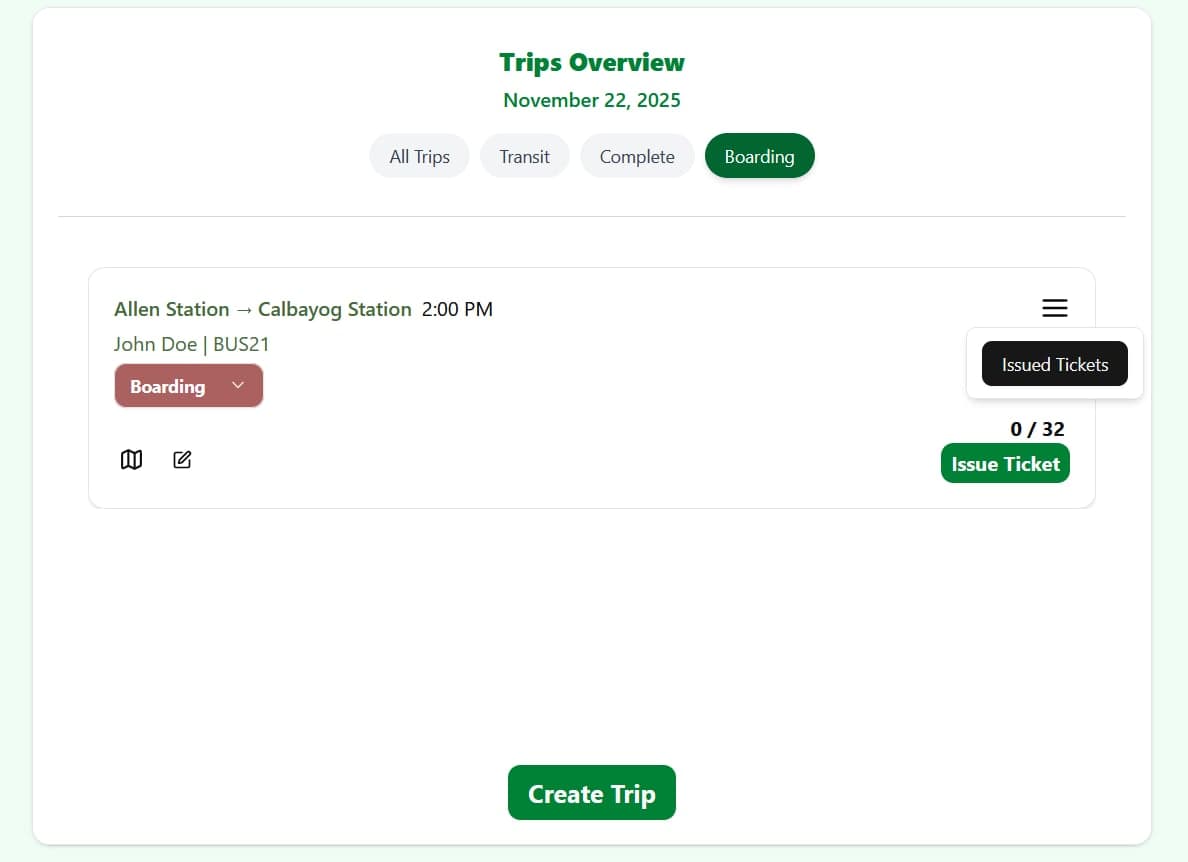 Trip Management System