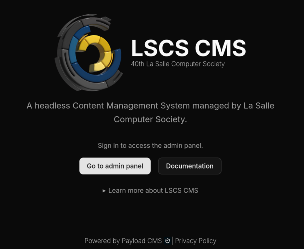 LSCS CMS